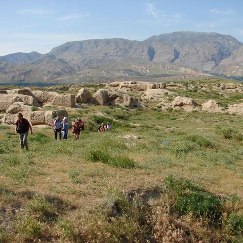 Die Ruinen von Pandschakent, Tadschikistan