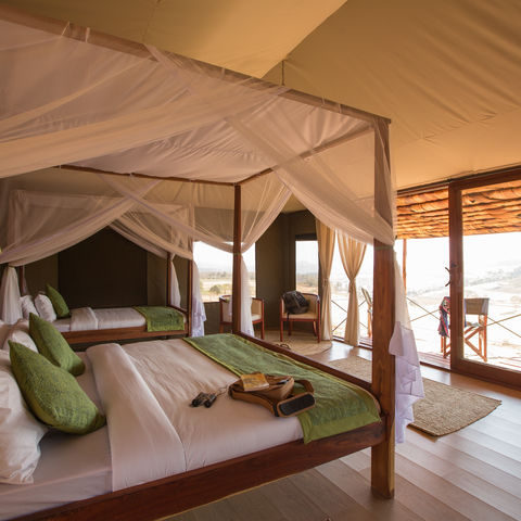 Zimmer der Karatu Simba Lodge, Tansania