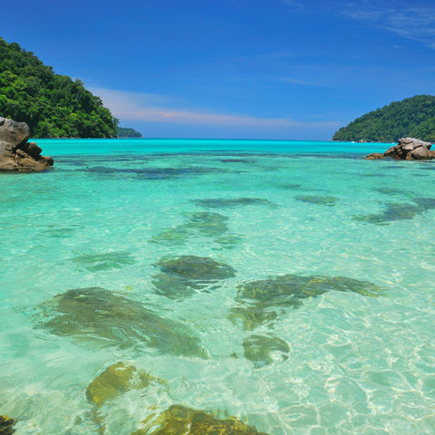 Kristallklares Wasser und Idylle auf Koh Sorin, Thailand