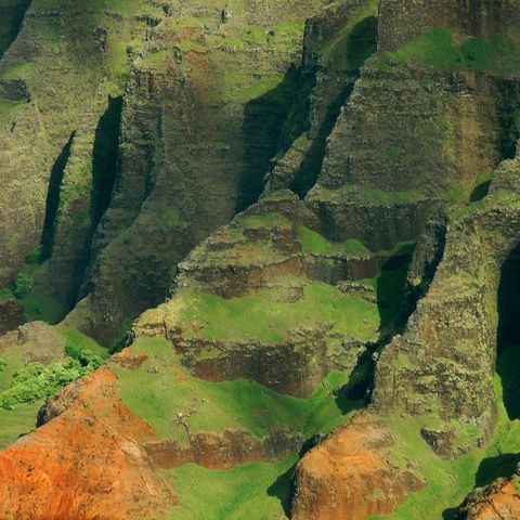 Blick auf die Na Pali Küste, Hawaii