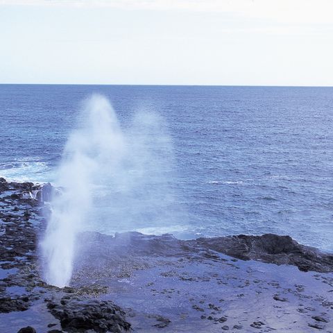 Spouting Horn auf Kauai, Hawaii