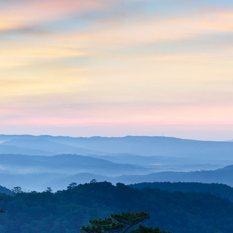 Bergpanorama, Vietnam