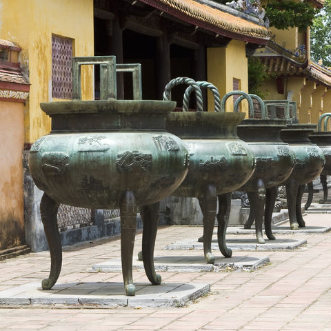 Große Kessel in Hue, Vietnam